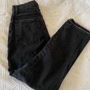 GUC Abercrombie & Fitch Curve Love Ultra High Rise Ankle Straight Jeans Size 27